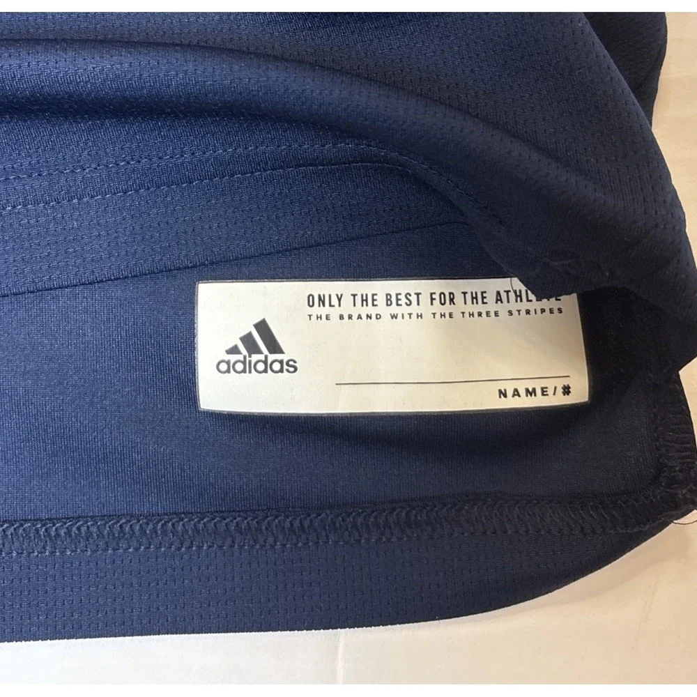 Adidas Short Sleeve Navy Blue Climalite‎ T-shirt Mens Size 2XL
